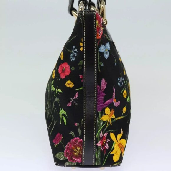 GUCCI Flora Tote Bag Canvas Multicolor - Picture 12 of 16